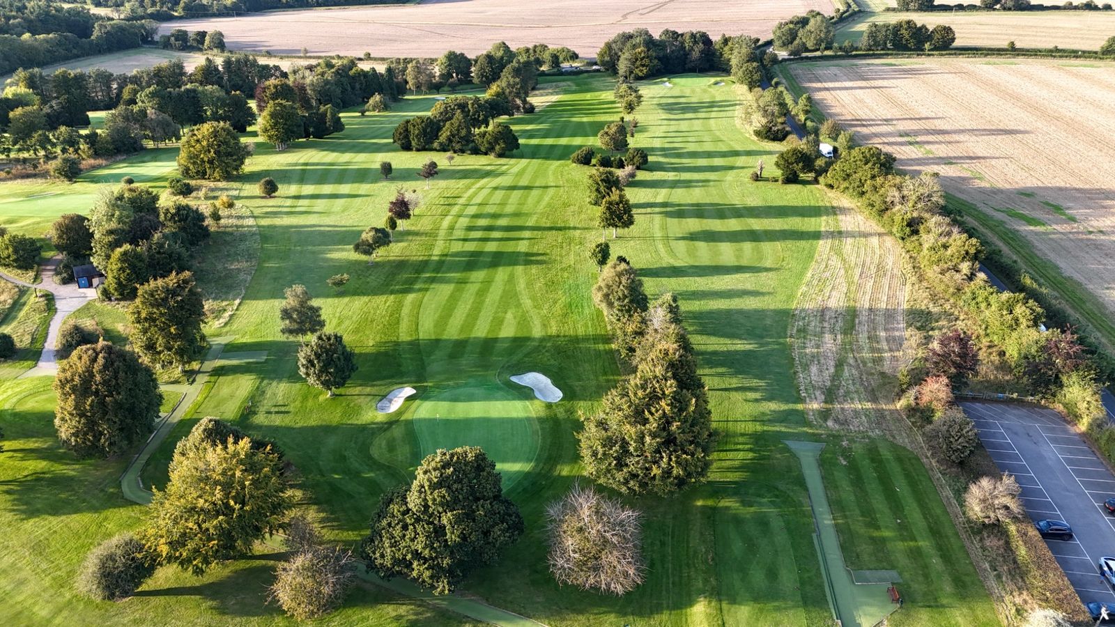 Golf course aerial filming by Weekend Tour Pro